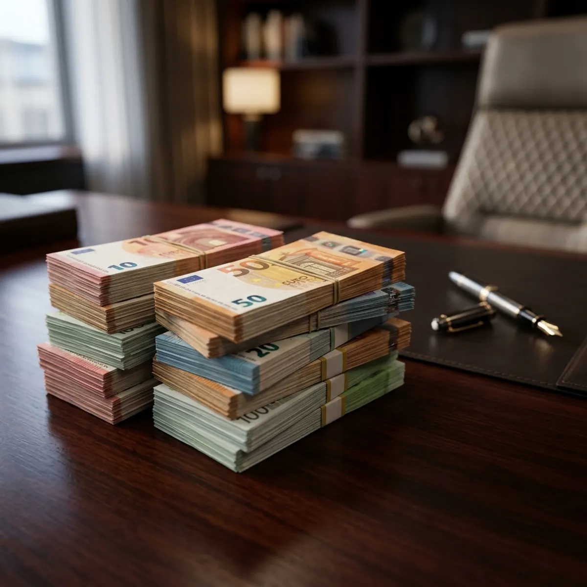 Ilustración representativa de efectivo